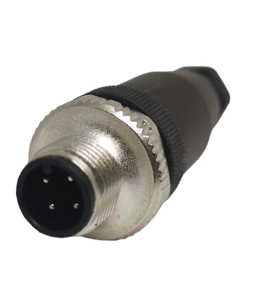 Connector Straight plug 4P FIELDBUS M12 S/A AB-C4-M12MS-PG7 22260649 /T1UK