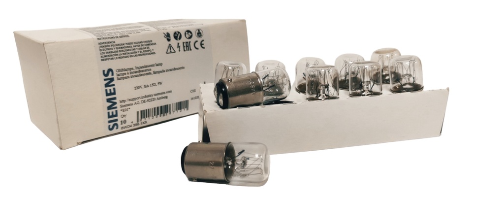 Bulbs 10pcs 8WD4358-1XX SIEMENS