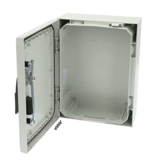 Cabinet, PC-Grey cover, swinghandle, 2-point locking