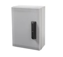 Cabinet, PC-Grey cover, swinghandle, 2-point locking